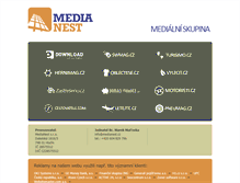 Tablet Screenshot of medianest.cz